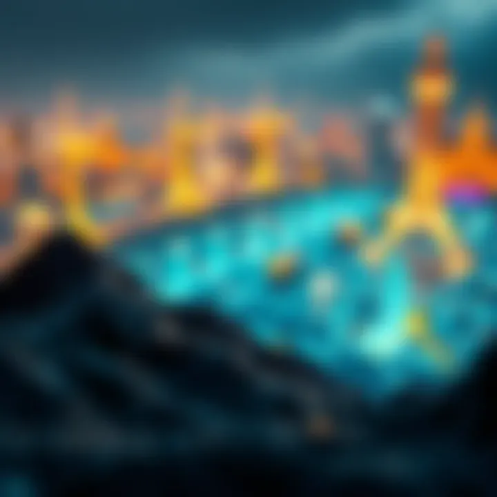 Visual representation of the future landscape of digital currencies