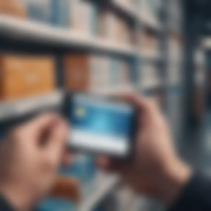 A close-up view of a user interacting with a cold storage wallet interface.