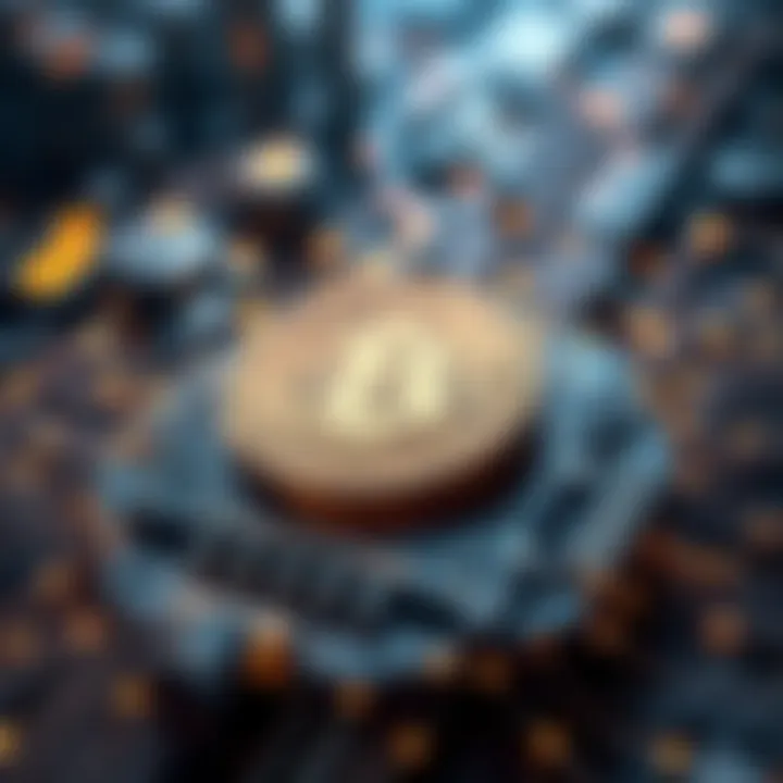 Visual representation of Bitcoin's technological foundation