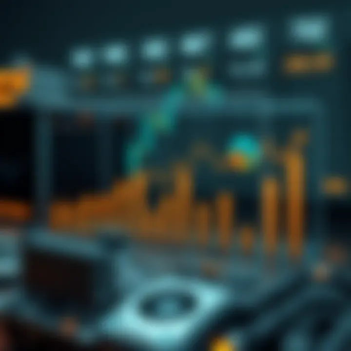 Chart illustrating market share and competitive positioning