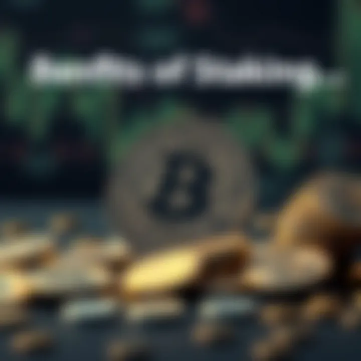 Infographic detailing the benefits of staking