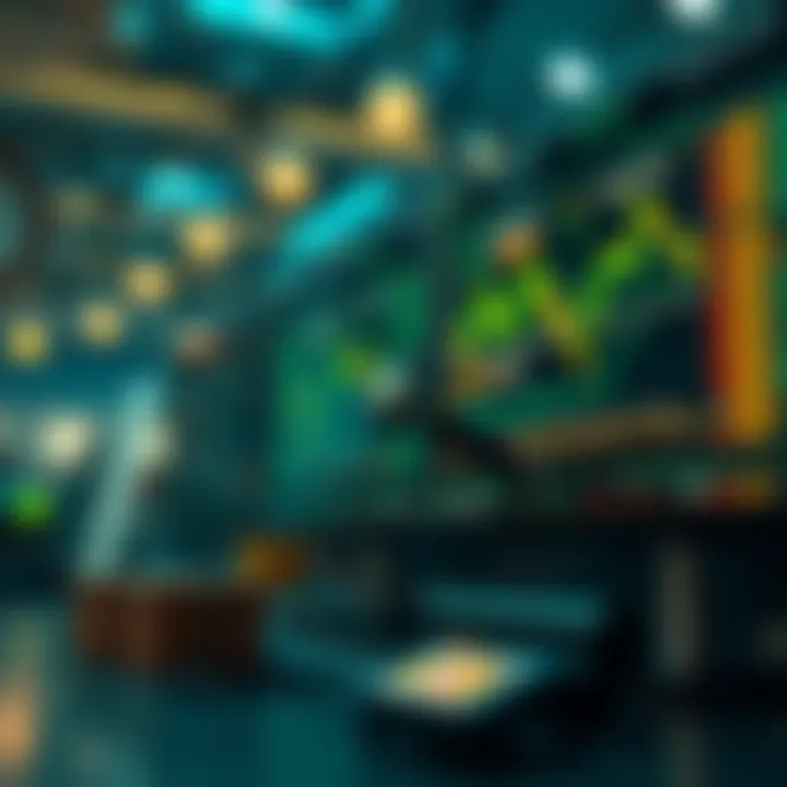 Graphical representation of the integration of auction trackers with crypto platforms