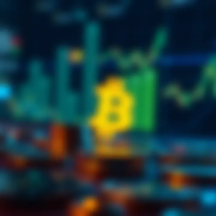 Market analysis graphic showcasing cryptocurrency trends