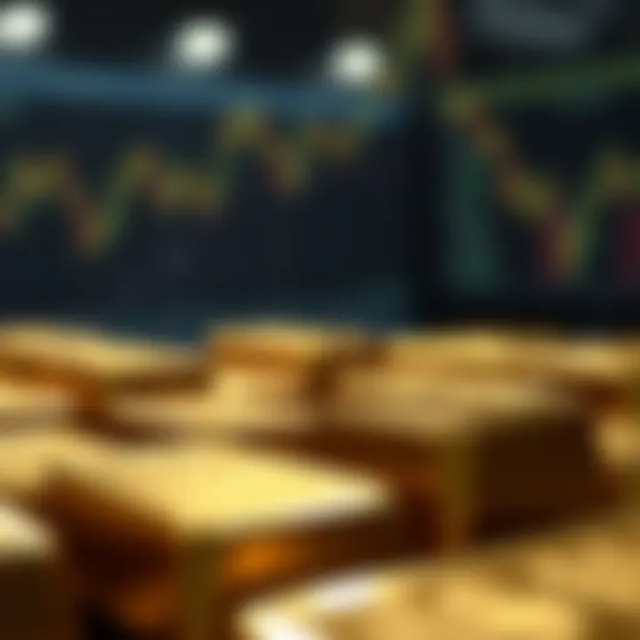 Gold bars representing the solid investment option