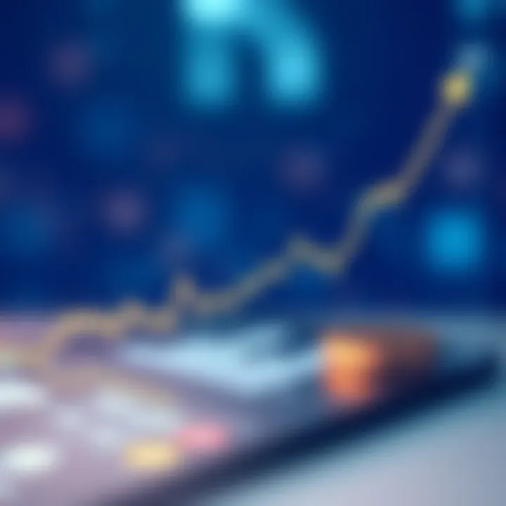 Graph showing the historical exchange rate trend between USD and INR
