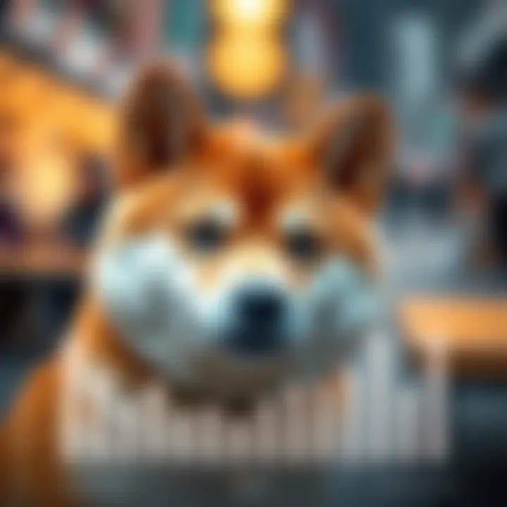 Graph showcasing the trends of Shiba Inu cryptocurrency