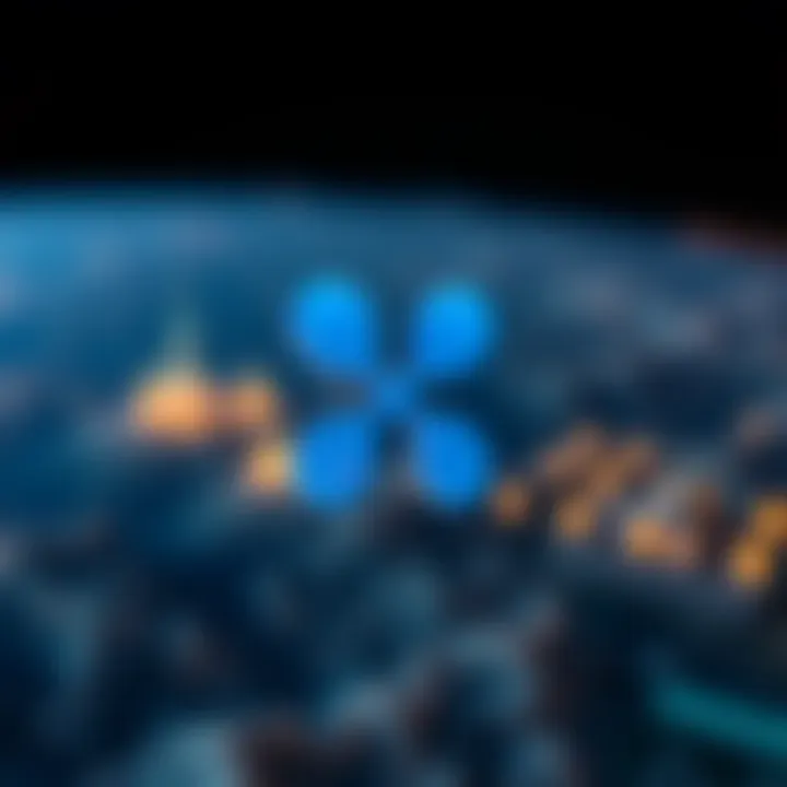 Ripple cryptocurrency logo