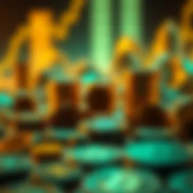 A conceptual image illustrating investment strategies in cryptocurrency