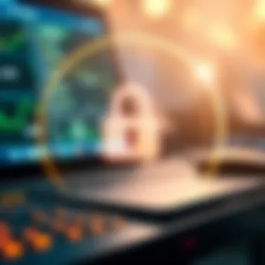 Enhanced Security for Online Transactions Secure online transaction graphic symbolizing enhanced security