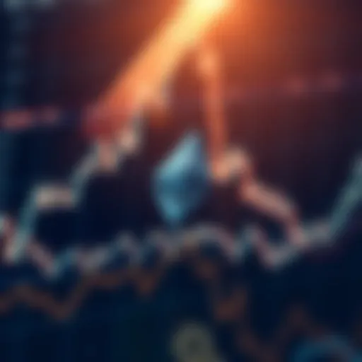 Ethereum price chart displaying fluctuations over the year