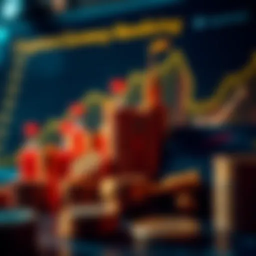 Visual representation of cryptocurrency rankings