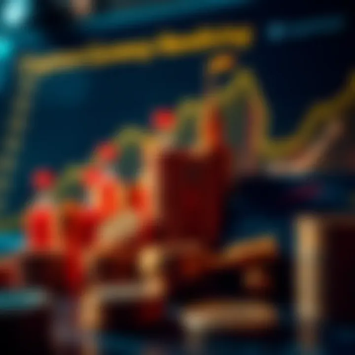 Visual representation of cryptocurrency rankings