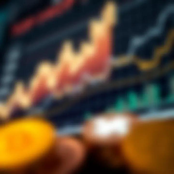 Graph illustrating market performance of top cryptocurrencies