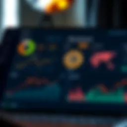 A sophisticated dashboard showcasing Bitcoin Pro analytics and trading tools