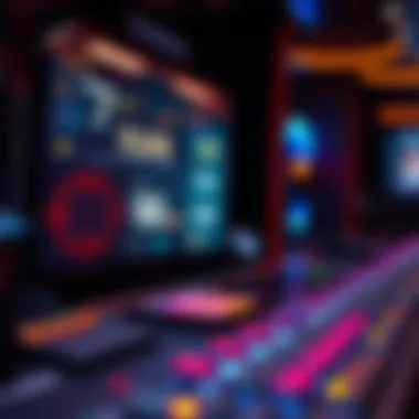 The Future of Gaming: Integration of Advanced Technologies and Crypto Futuristic gaming interface featuring advanced technology and cryptocurrencies