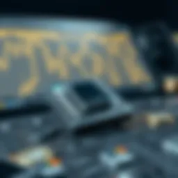 Visual representation of a hardware wallet for cryptocurrency