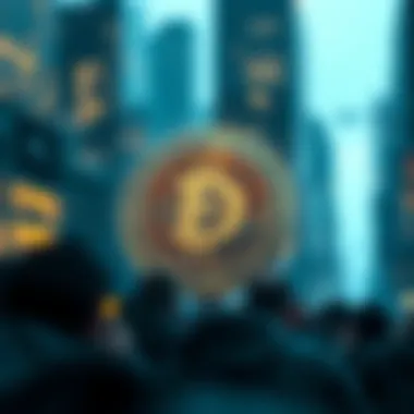 An illustration depicting the future potential of Deutsche Coin in the crypto ecosystem