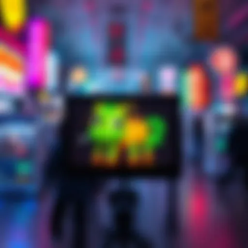 The Creativity Behind NFT Images A vibrant digital art piece representing the creativity of NFT images