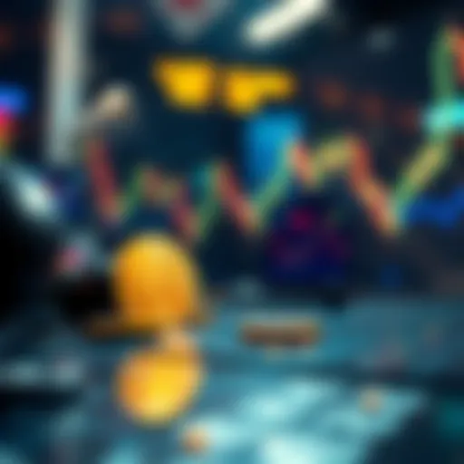 A conceptual illustration of cryptocurrency trading dynamics