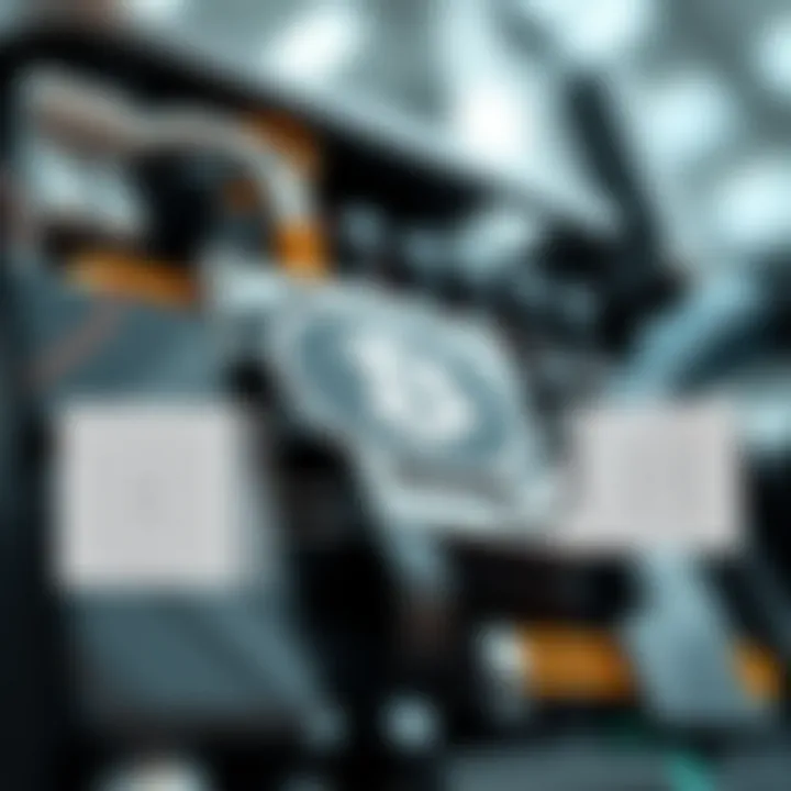 Diagram showcasing the architecture of the ASIC Block Erupter