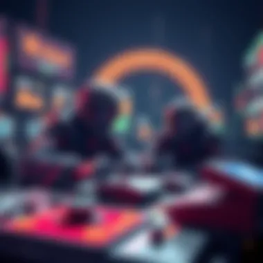 Mechanics of Play-to-Earn Games An illustration showcasing the mechanics of play-to-earn games.