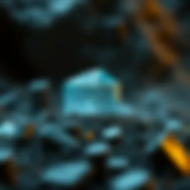 Graphical depiction of environmental impacts of blockchain