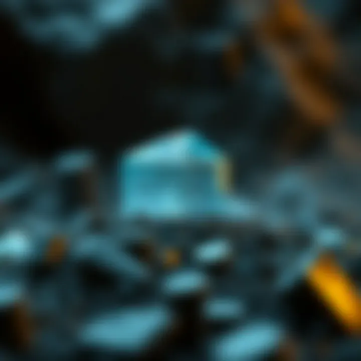 Graphical depiction of environmental impacts of blockchain