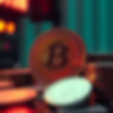 Visual representation of blockchain minting mechanics