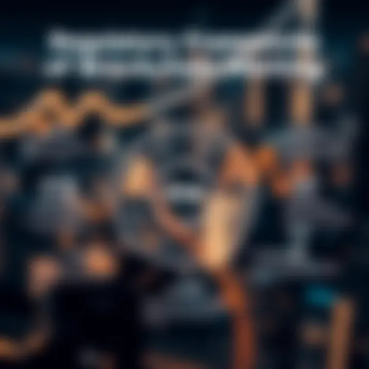 Diagram showcasing regulatory frameworks around blockchain minting