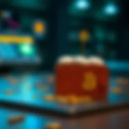 Visual representation of Cake DeFi wallet functionalities