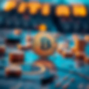 Cryptocurrency Growth and Educational Importance Cohesive infographic about cryptocurrency growth and education