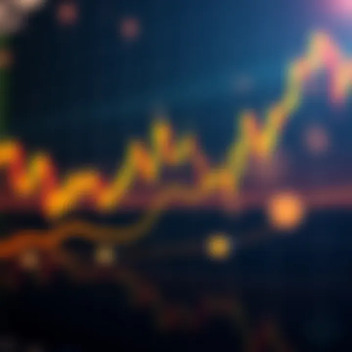 Graph illustrating trading strategies in cryptocurrency