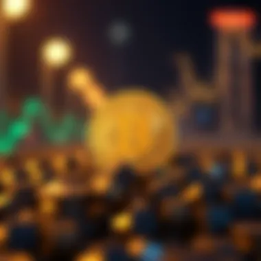 Risk and Reward in Low-Value Cryptocurrencies Illustration of risk and reward in low-value cryptocurrencies