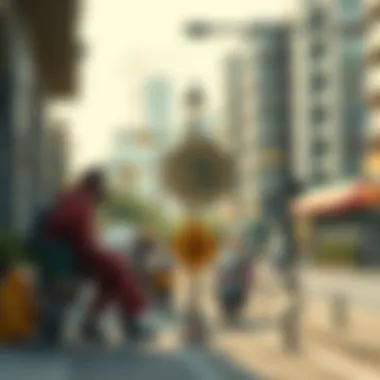 A conceptual illustration of decentralized applications interacting with daily life.