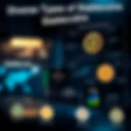 An infographic illustrating the different types of stablecoins and their underlying mechanisms.