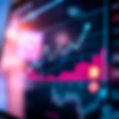 Graph illustrating market trends related to new cryptocurrencies