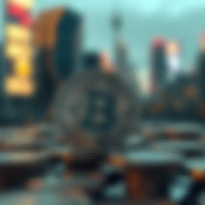 Visual representation of major crypto transactions