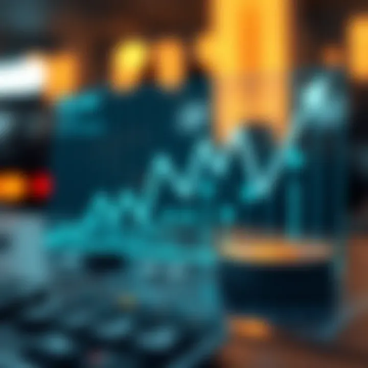 Graph showcasing technological advancements in crypto