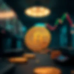 A graphical representation of digital currency transactions