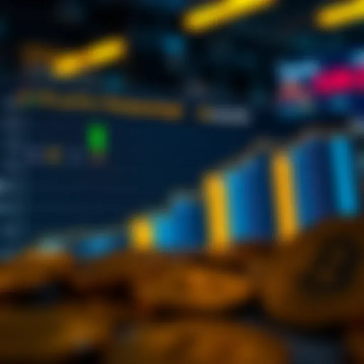 Graph showcasing profit potential in mining different cryptocurrencies