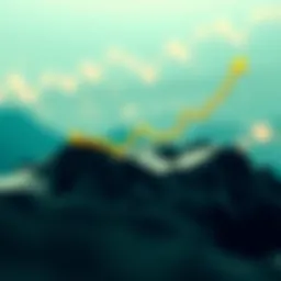 Dynamic visualization of compound cryptocurrency growth