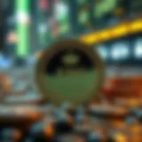 Conceptual representation of King Coin symbolizing its dominance in the cryptocurrency market.