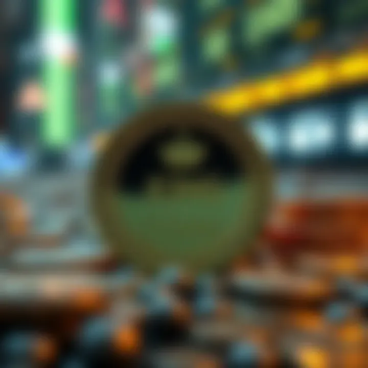 Conceptual representation of King Coin symbolizing its dominance in the cryptocurrency market.