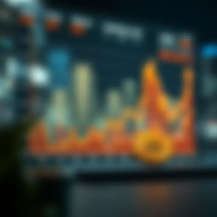 Graph illustrating market trends and performance of King Coin over time.