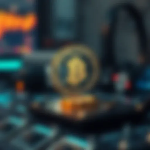 Innovative Technology Behind New Cryptocurrency Visual representation of the latest cryptocurrency technology