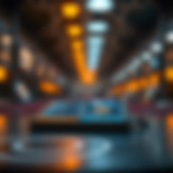 Visual representation of a blockchain wallet interface