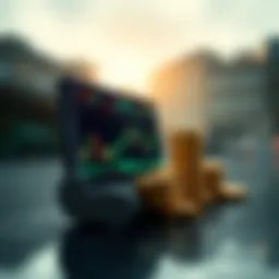 Conceptual illustration of short trading strategy