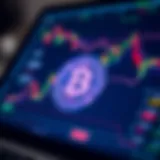 Visual representation of crypto investments tracking