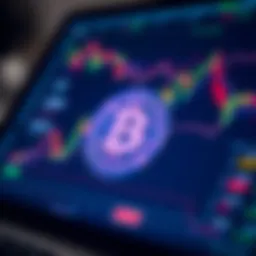 Visual representation of crypto investments tracking