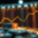 Conceptual representation of cash flow into blockchain